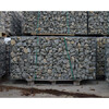 Gevulde steenkorf 100x48x100 cm LxBxH - grijs