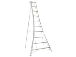 Ladder Vultur driepunts  aluminium   3 benen verstelbaar - 180 cm