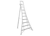 Ladder Vultur driepunts  aluminium   1 been verstelbaar - platform - 300 cm