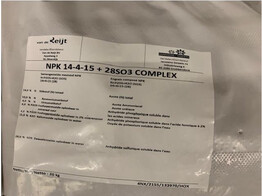NPK 14-4-15-28SO3 complex  20 kg 