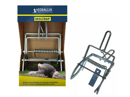 Mollenklem Moltrap gegalvaniseerd  met handvat  in doosje 