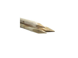 Houten paal geschild gepunt NATUUR