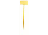 Steeketiket plast. recht ivoor 34 x 6 x 9 cm