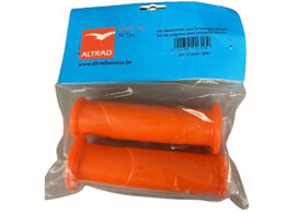 Kruiwagen handvat pvc oranje 30 mm - set van 2