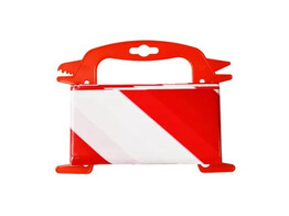 Signalisatielint onscheurbaar - 80 mm x 100 m - met dispenser
