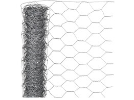 Metalex - mazen zeshoekig 25 mm - 0 5 m H x 10 m L - verzinkt