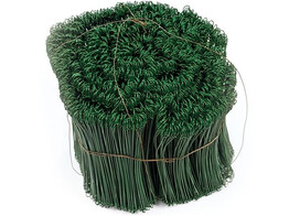 Zakbinders groen geplast. 16 cm - 2500 st